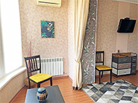 Спальная комната (вторая секция), фото 3, Апартаменты на Московской в Евпатории