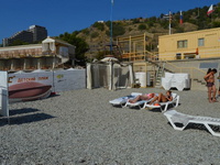 Пляж детского лагеря «Кипарис», Алушта, ЮБК, фото 2