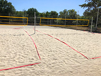 Площадка для пляжного волейбола в детском лагере «Радуга», Евпатория, фото 1