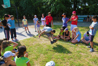 Спортивные состязания в детском оздоровительном лагере Россия, Евпатория