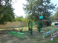 Тренажерная и игровая площадка в детском лагере «Зори Анапы», Анапа