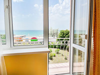 2-местный 1-комнатный номер с балконом с видом на море, отель «Вилла Каламит», Евпатория, фото 7