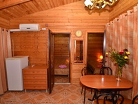 4-местный деревянный домик в пансионате «Солнечный», Николаевка, Крым, фото 4