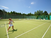 Теннисный корт в пансионате «Солнечный», Николаевка, Крым